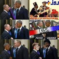حاشيه هاي ديدار پوتين و اوباما+عكس