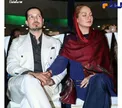 آرامش رمانتیک مهناز افشار در دستان همسرش/عکس