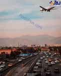 عبور هواپیما از چند متریِ اتوبان مرکز تهران! +عکس
