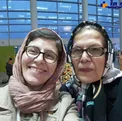 سلفی بامزه بازیگر مشهور طنز و مادرش