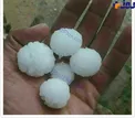 عکس/ بارش تگرگ به بزرگی گردو در بویراحمد