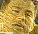 طراحی عجیب  چهره با ماکارونی + عکس