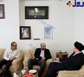 تصویری از ديدار بازيگران طنز مشهور با يادگار امام