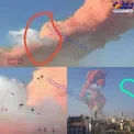 عکس شوکه کننده ار انفجار بیروت؛ پرت شدن انسان‌ها به آسمان!