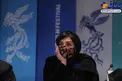 ماسک گل گلی و متفاوت باران کوثری در نشست خبری/عکس