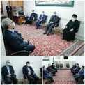 دیدار وزیر بهداشت با آیت الله علم الهدی/عکس