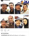 سلفی گرفتنن زورکی رضا عطاران با مدال آوران المپیک