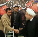 عکسی دیده نشده از دیدار بازیگر مشهور با رئیس جمهور