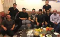 پوريا پورسرخ در كنار خانواده حسن يزدانى+عکس