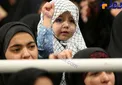 عکس/حجاب جالب یک دختربچه در دیدار با رهبری