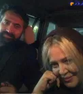 سلفی جدید بهاره رهنما و همسرش در خودروی شخصی شان