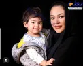 عکس آتلیه ای زیبا بروفه و پسرش «اهورا»