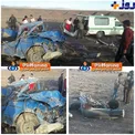 تصويري شوكه كننده از تصادف سنگين پرايد با نيسان