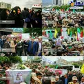 عکس/ تشییع شهدای مرزبانی میرجاوه، مشهد