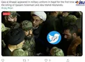 رهبر «عصائب اهل حق» برای اولین بار با لباس نظامی در نجف/عکس