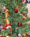هدیه خطرناک بابانوئل  یک زن را شگفت زده کرد+عکس