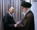 سردار حجازی دست در دستان رهبر انقلاب+عکس