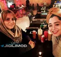 سانیا سالاری و خواهرش در رستوران+عکس