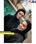 سلفی دیده نشده دو بازیگر زن کنار استخر