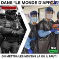 تفاوت تجهیزات پلیس و پرستاران فرانسوی