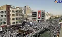 عکس/حضور گسترده مردم در تشییع پیکرهای شهدای حادثه تروریستی تهران