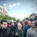 عکس/ حضور سردار سلامی در پیاده‌روی جاماندگان تهران