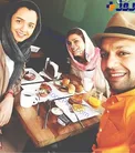 دورهمی کوچک بازیگر زن و مرد ایرانی در یک جشن تولد+عکس
