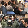 نماینده دفتر مقام معظم رهبری در مناطق زلزله‌زده/عکس