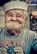 شباهت جالب این مرد به ملوان زبل! +عکس