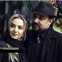 کت و کلاه جالب آقای بازیگر در کنار همسرش + عکس