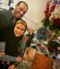 زن و شوهر بازیگر و جوان کنار سفره هفت سین + عکس