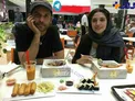جدیدترین عکس زن و شوهر بازیگر در یک رستوران