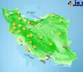 وضعیت هوای تهران و شهرستان ها + نقشه