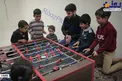 فوتبال دستی بازی کردن مداح معروف با بچه ها! /عکس