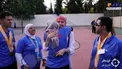 اسما اسد در حال بدمینتون بازی کردن + عکس
