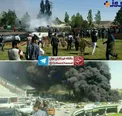 انفجار تانكر سوخت در تبريز/عكس