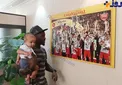 تصویری جالب از منشا و دخترش در باشگاه پرسپولیس