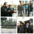 عکس/حضور هنرمندان معروف در مراسم خاکسپاری عارف لرسنانی