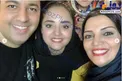 نرگس محمدی و همسرش در کنار الهام پاوه نژاد+عکس
