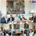 رایز‌نی ظریف با وزیر امور خارجه سوئد + عکس