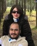 عکس کرونایی رضا داودنژاد و همسرش