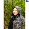 کاپشن جالب خانم بازیگر در طبیعت بهاری + عکس