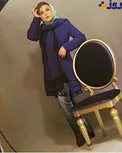 عکس خانم بازیگر به عنوان مدل