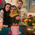 جشن تولد «رویا تیموریان» در کنار دخترانش+عکس