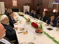 هندوانه یلدایی نخست وزیر ژاپن برای حسن روحانی+عکس