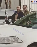 خانم بازیگر پرحاشیه ترک موتور آقای بازیگر+عکس