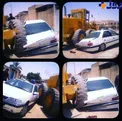 عبور لودر از روی پژو 405!+عکس