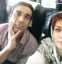 بازیگر معروف در کنار همسر دومش!+عکس