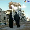 عکسی غم انگیز از زوج جوان سوریه