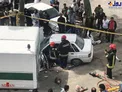عکس/ برخورد مرگبار پراید با کانکس نوروزی پلیس